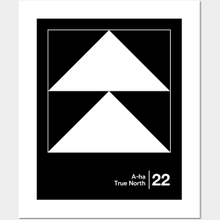 True North / Minimalist Style Graphic Artwork Posters and Art